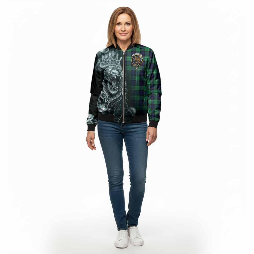 Abercrombie Tartan Bomber Jacket Roaring Lion Heritage