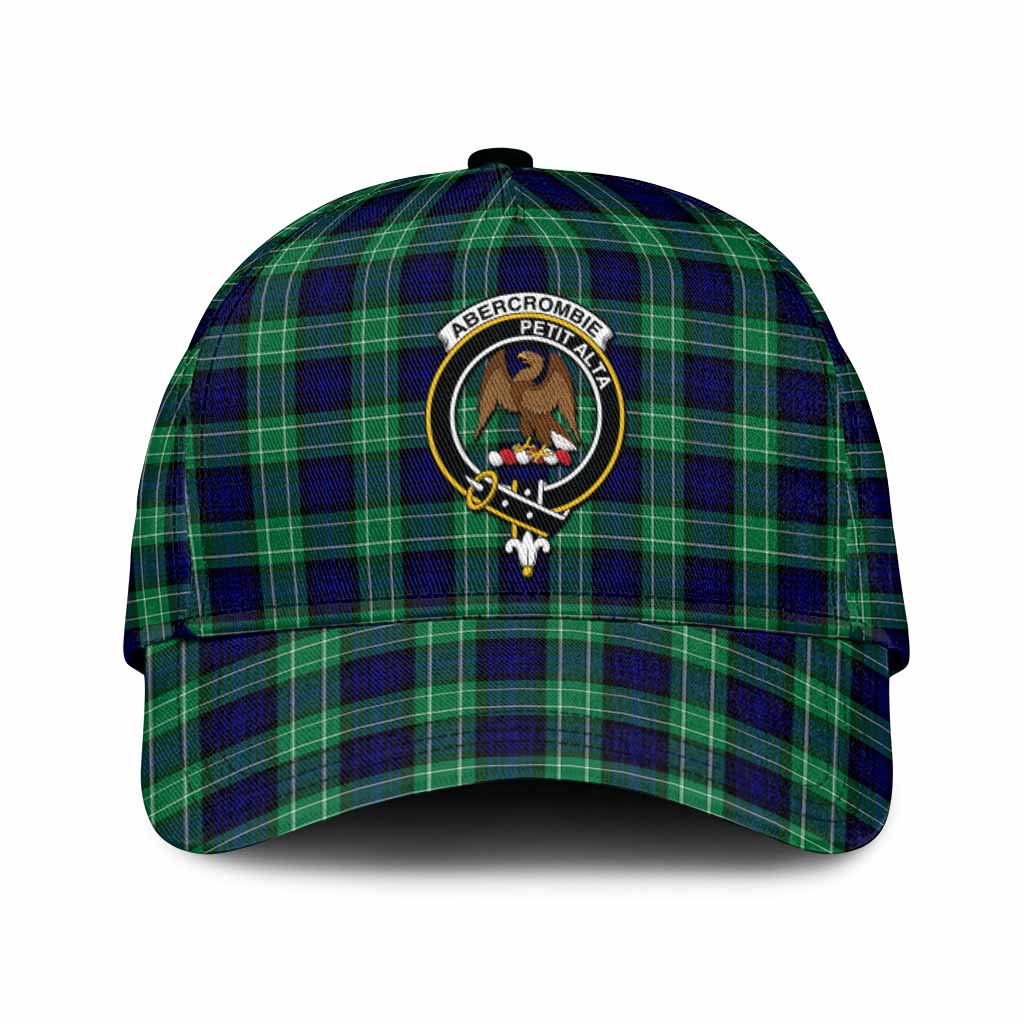 Abercrombie Tartan Classic Cap with Family Crest