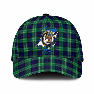 Abercrombie Tartan Classic Cap with Family Crest In Me Style