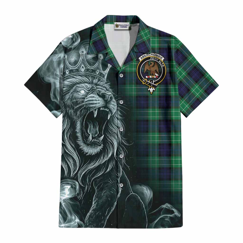 Abercrombie Tartan Cotton Hawaiian Shirt Roaring Lion Heritage