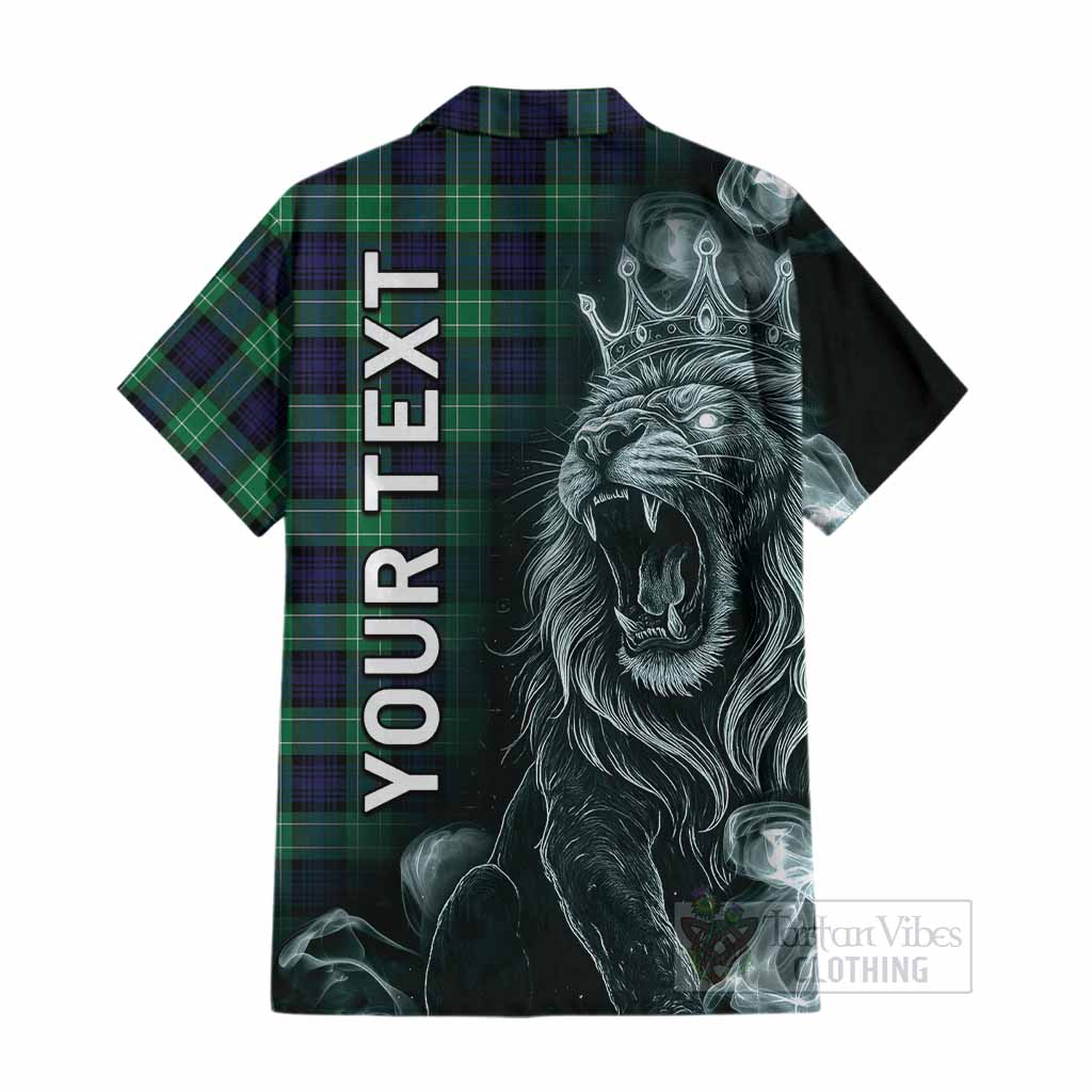 Abercrombie Tartan Cotton Hawaiian Shirt Roaring Lion Heritage