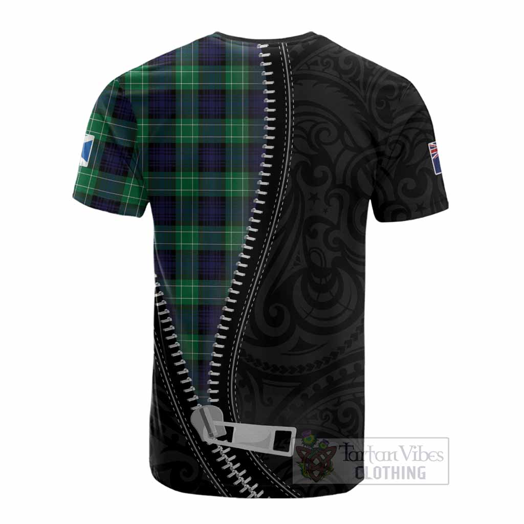 Abercrombie Tartan Cotton T-shirt New Zealand Pattern Unique Zipper Stylized