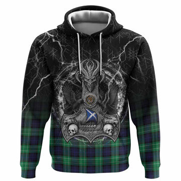Abercrombie Tartan Crest Hoodie Celtic Odin's Raven Legacy