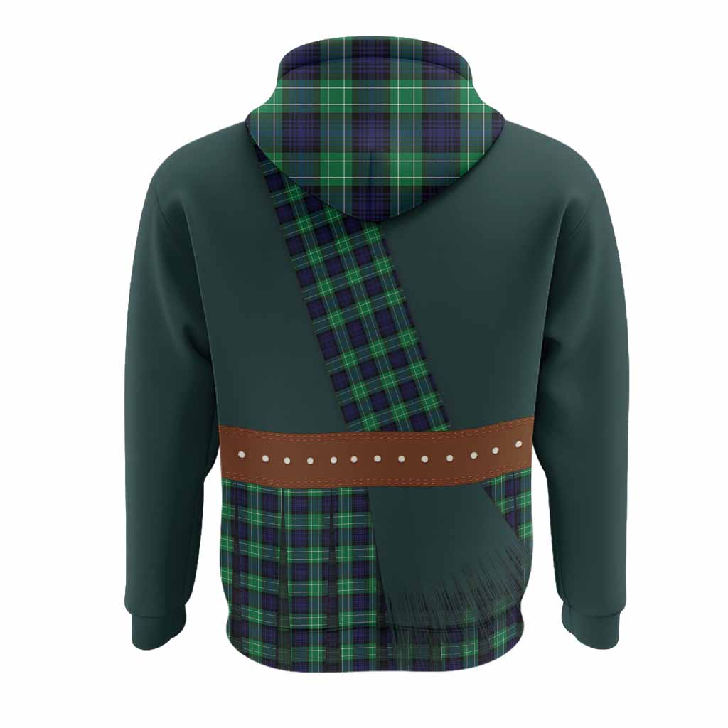 Abercrombie Tartan Crest Hoodie Kilt Costume Style