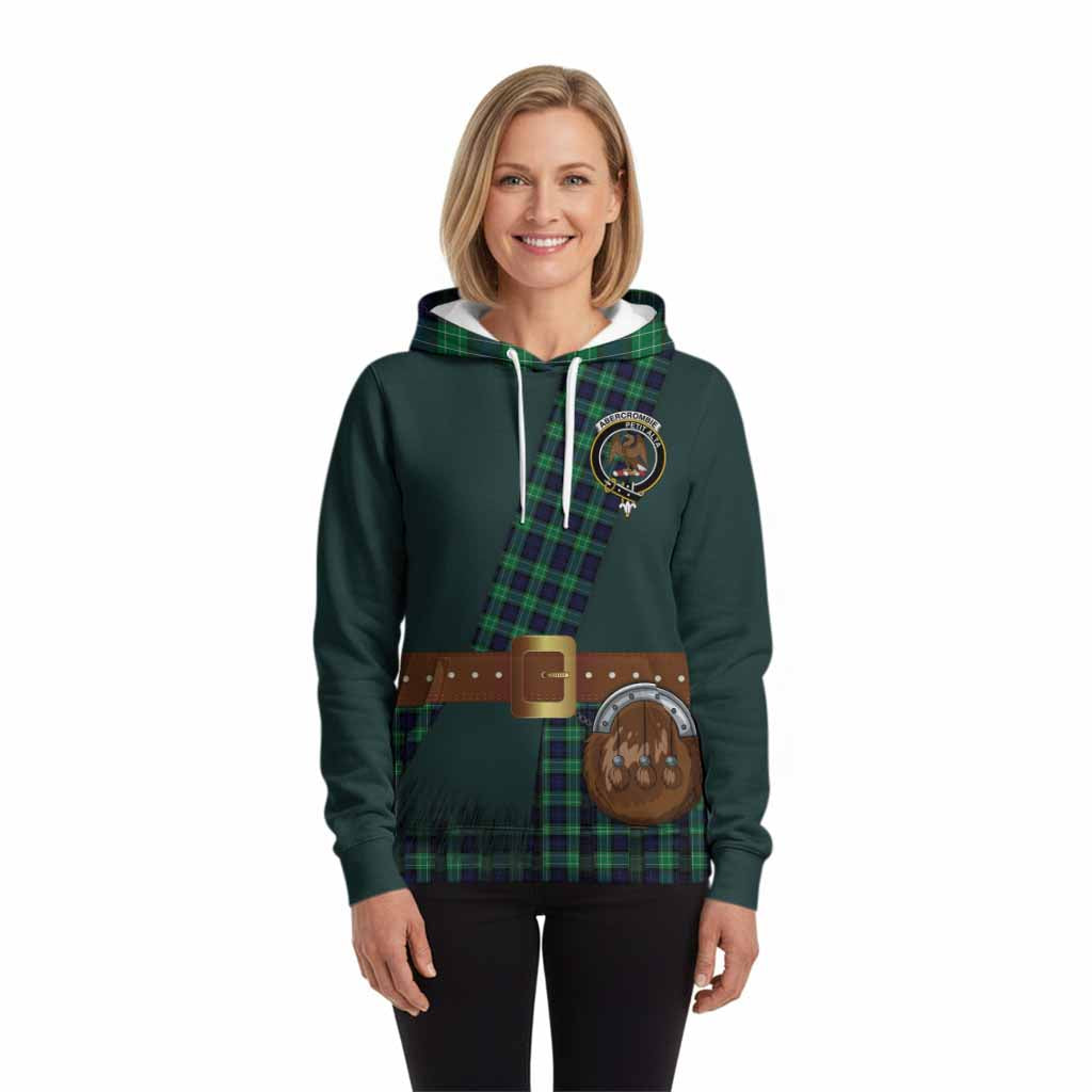 Abercrombie Tartan Crest Hoodie Kilt Costume Style