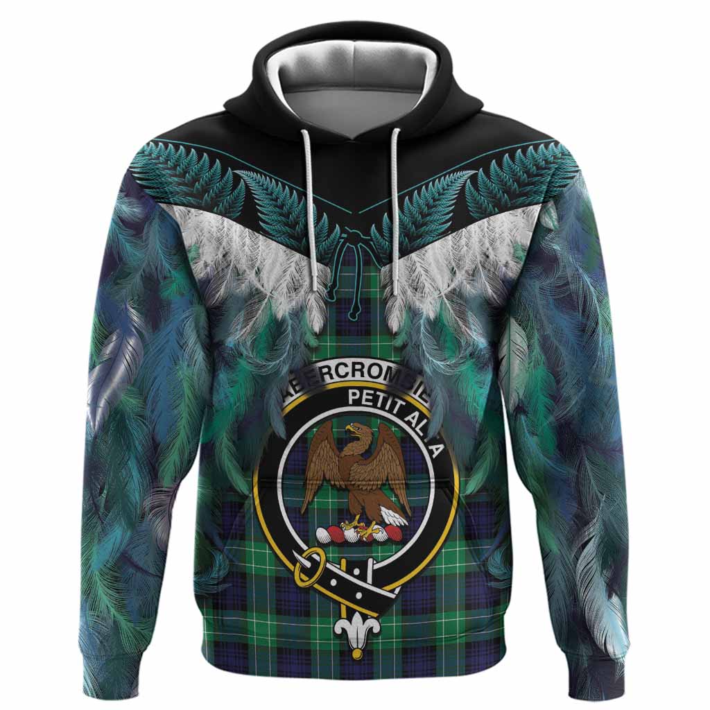 Abercrombie Tartan Crest Hoodie New Zealand Maori Korowai Cloak