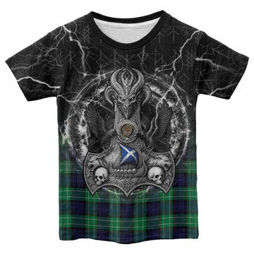 Abercrombie Tartan Crest Kid T-shirt Celtic Odin's Raven Legacy