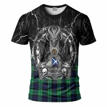 Abercrombie Tartan Crest T-Shirt Celtic Odin's Raven Legacy