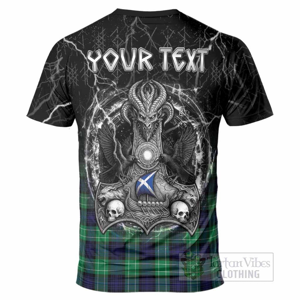 Abercrombie Tartan Crest T-Shirt Celtic Odin's Raven Legacy