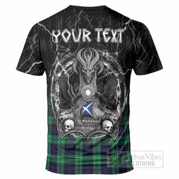 Abercrombie Tartan Crest T-Shirt Celtic Odin's Raven Legacy