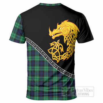 Abercrombie Tartan Crest T-Shirt Legendary Dragon Knot Half Style