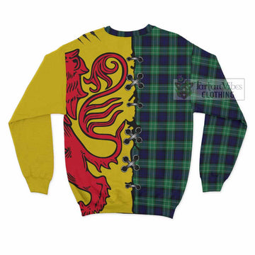 Abercrombie Tartan Family Crest Sweatshirt Lion Rampant Honor
