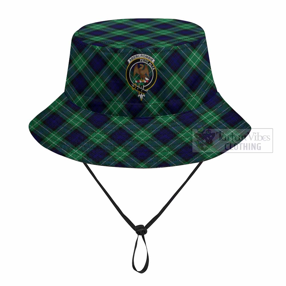 Abercrombie Tartan Fishing Hat with Family Crest