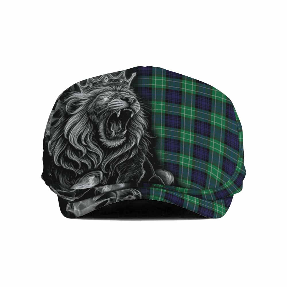 Abercrombie Tartan Flat Cap, Jeff Cap Roaring Lion Heritage