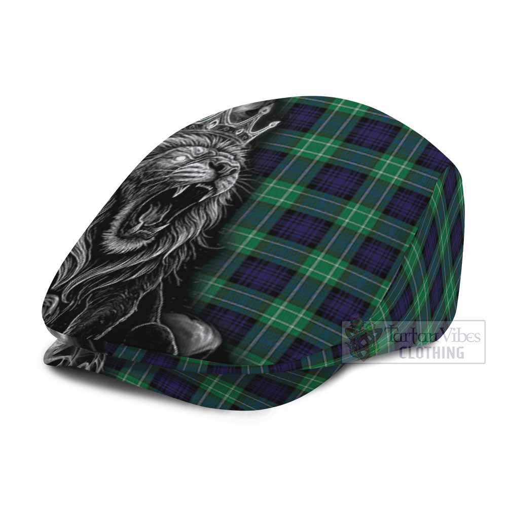 Abercrombie Tartan Flat Cap, Jeff Cap Roaring Lion Heritage