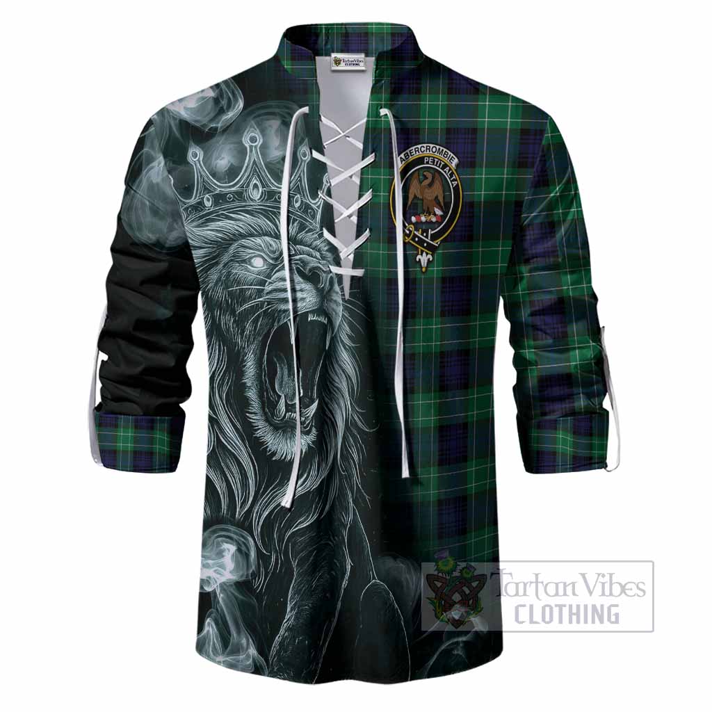 Abercrombie Tartan Ghillie Shirt Roaring Lion Heritage