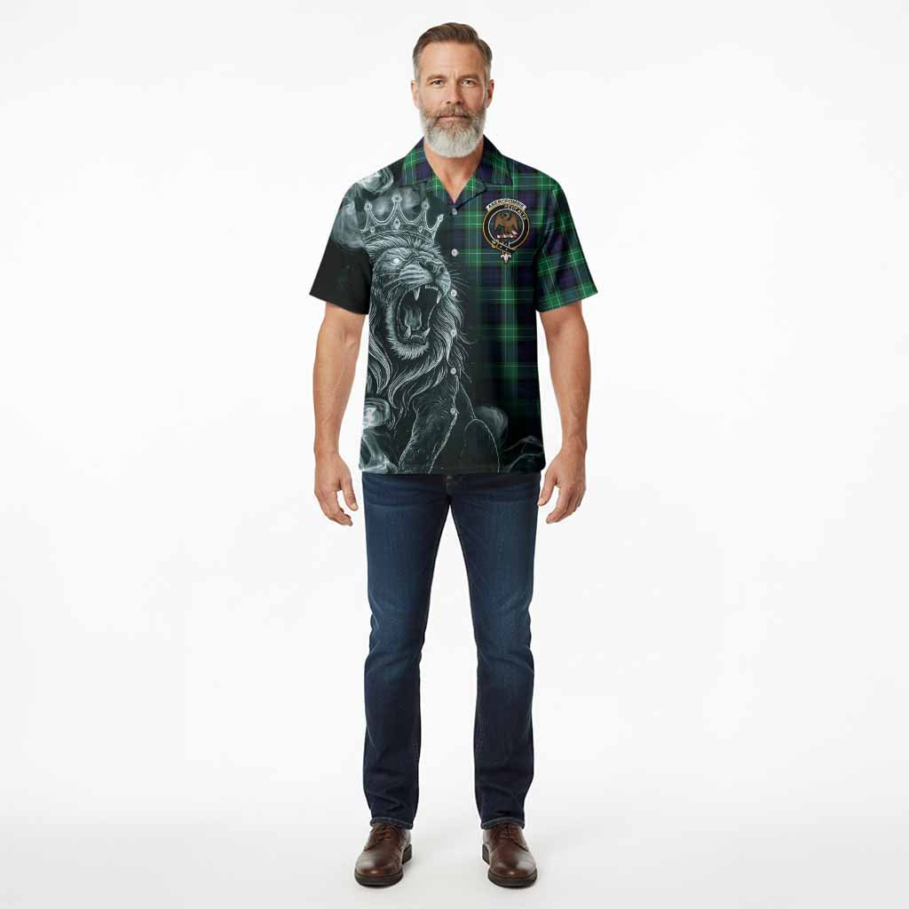 Abercrombie Tartan Hawaiian Shirt Roaring Lion Heritage