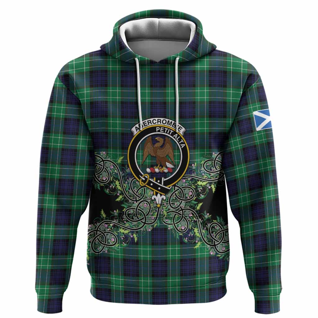 Abercrombie Tartan Hoodie Thistle Scottish Spirit
