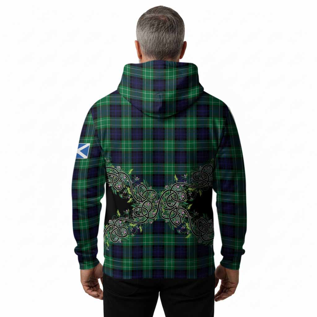 Abercrombie Tartan Hoodie Thistle Scottish Spirit