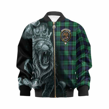 Abercrombie Tartan Kid Bomber Jacket Roaring Lion Heritage