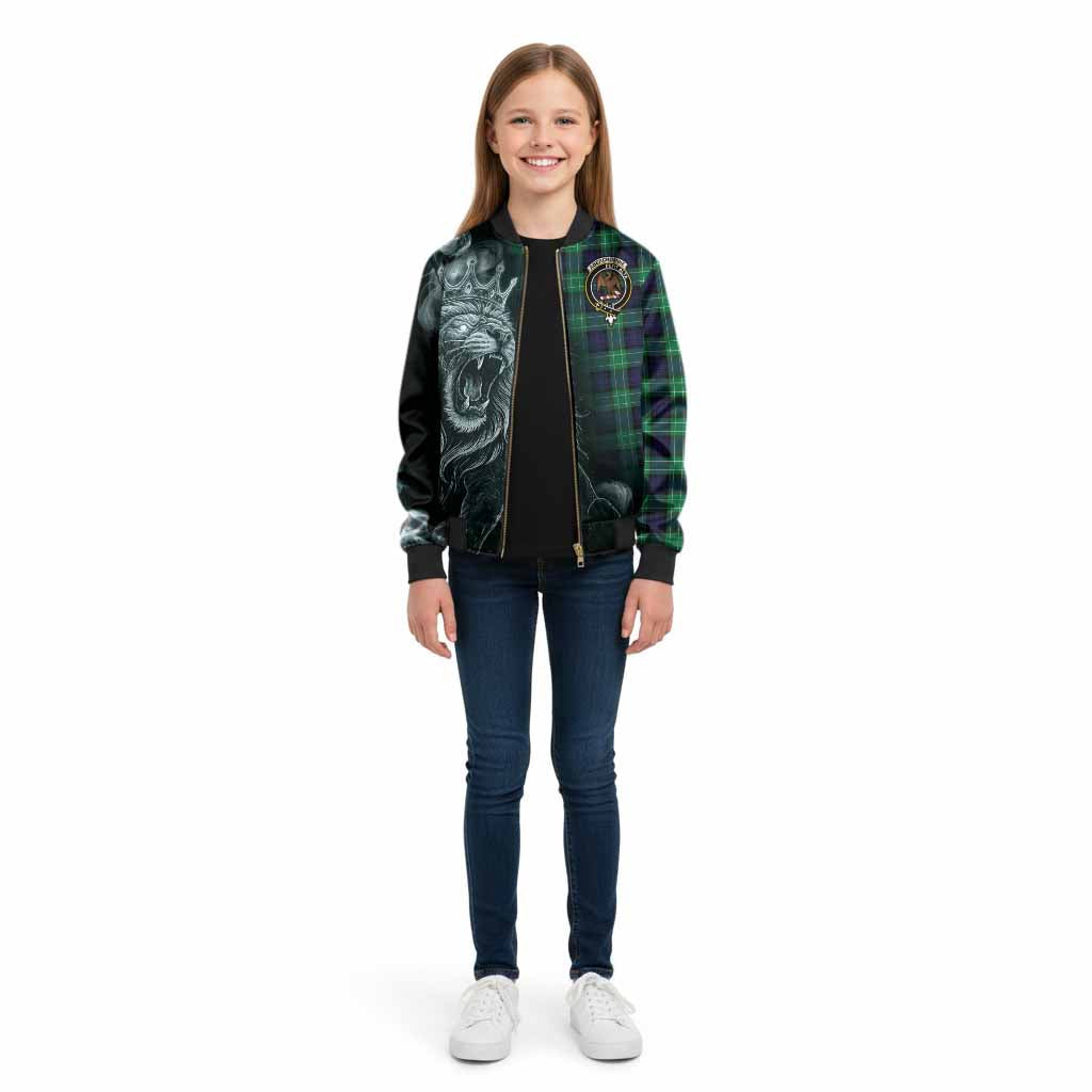 Abercrombie Tartan Kid Bomber Jacket Roaring Lion Heritage