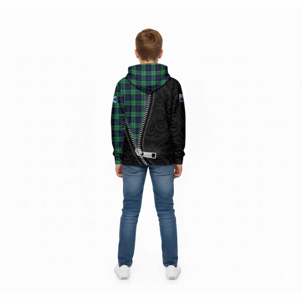 Abercrombie Tartan Kid Hoodie New Zealand Pattern Unique Zipper Stylized