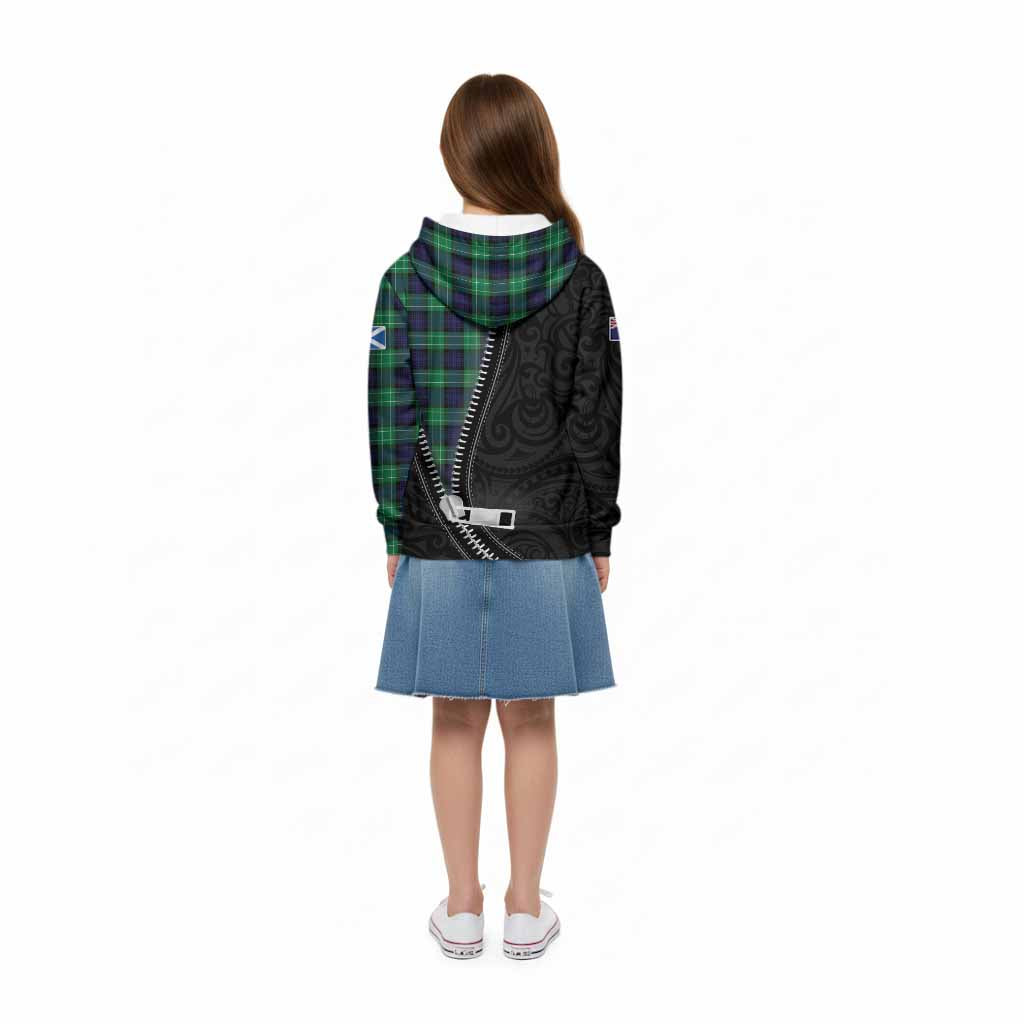 Abercrombie Tartan Kid Hoodie New Zealand Pattern Unique Zipper Stylized