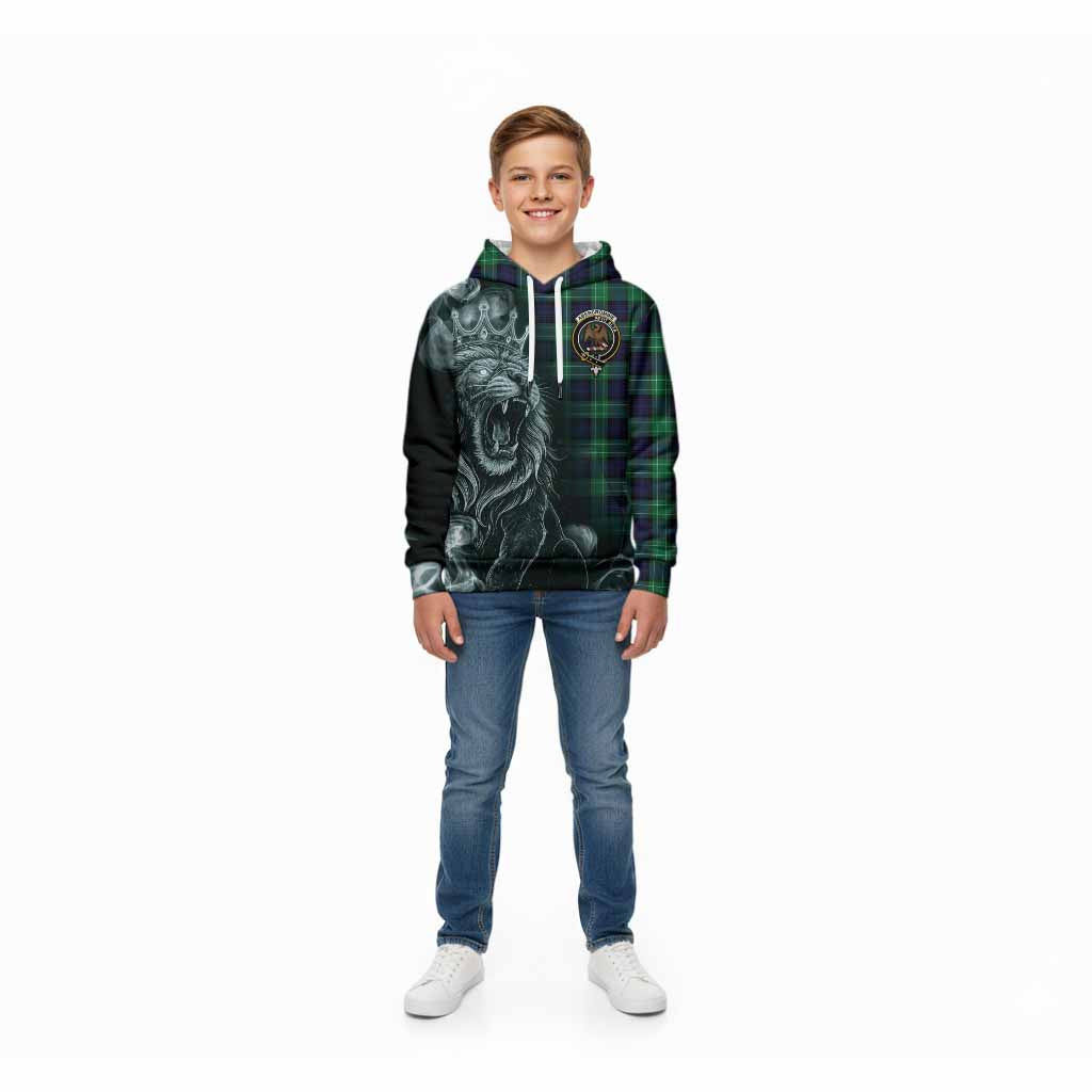 Abercrombie Tartan Kid Hoodie Roaring Lion Heritage