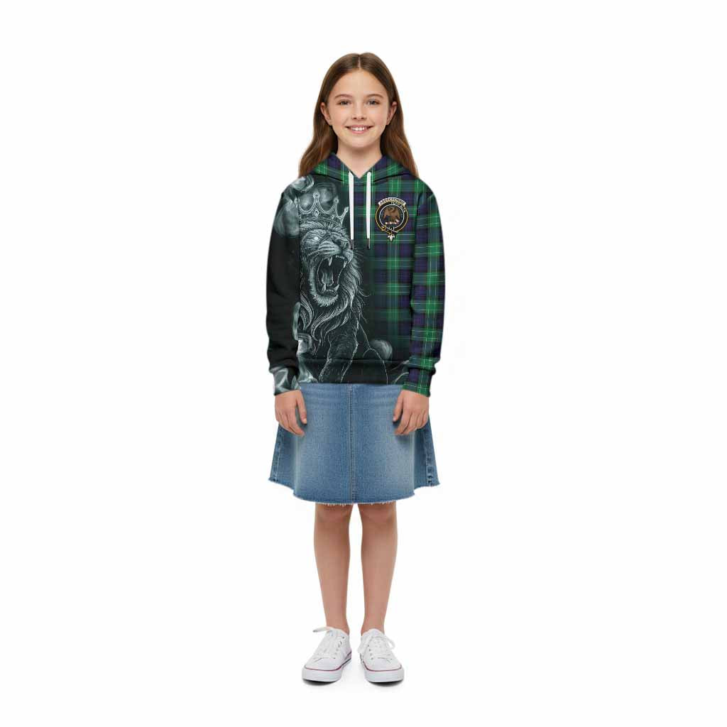 Abercrombie Tartan Kid Hoodie Roaring Lion Heritage