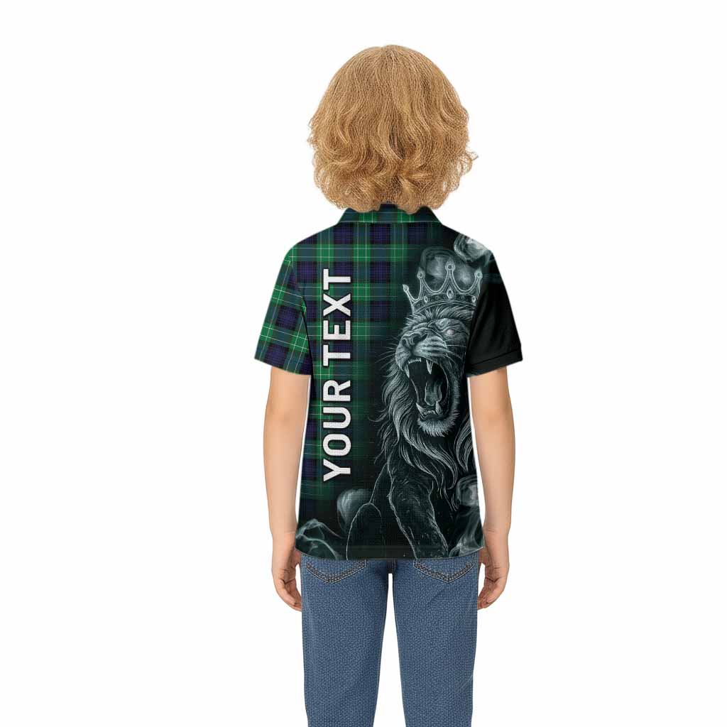 Abercrombie Tartan Kid Polo Shirt Roaring Lion Heritage