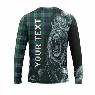 Abercrombie Tartan Long Sleeve T-Shirt Roaring Lion Heritage