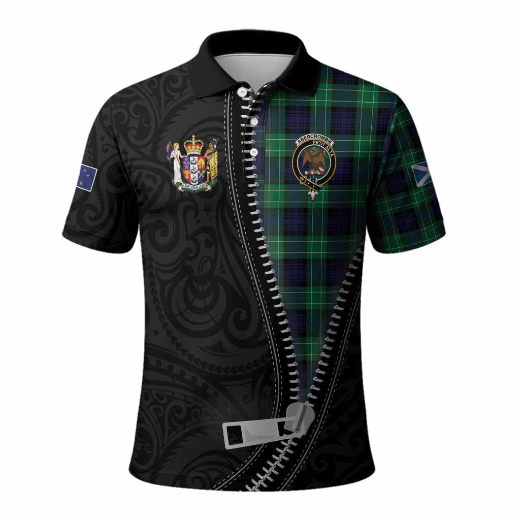 Abercrombie Tartan Polo Shirt New Zealand Pattern Unique Zipper Stylized