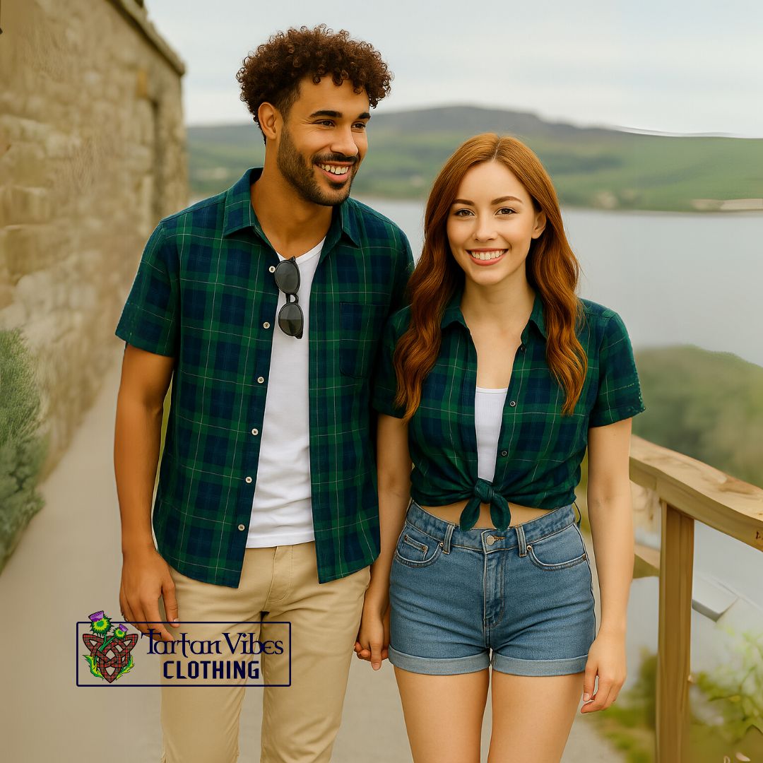 Abercrombie Tartan Short Sleeve Button Down Shirt