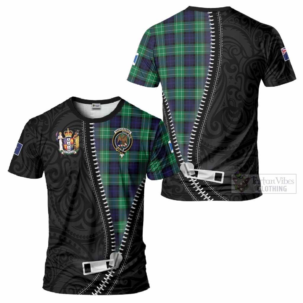 Abercrombie Tartan T-Shirt New Zealand Pattern Unique Zipper Stylized