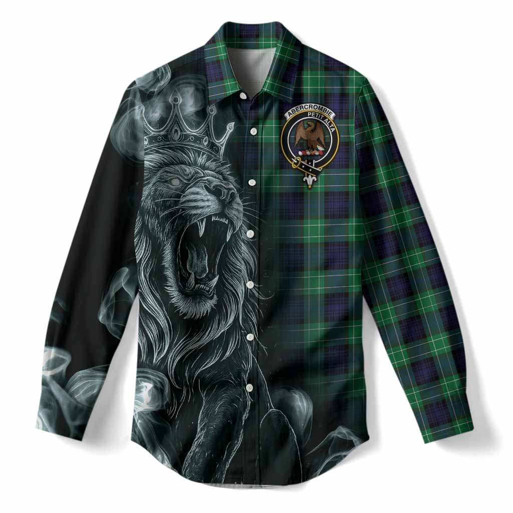 Abercrombie Tartan Women Casual Shirt Roaring Lion Heritage