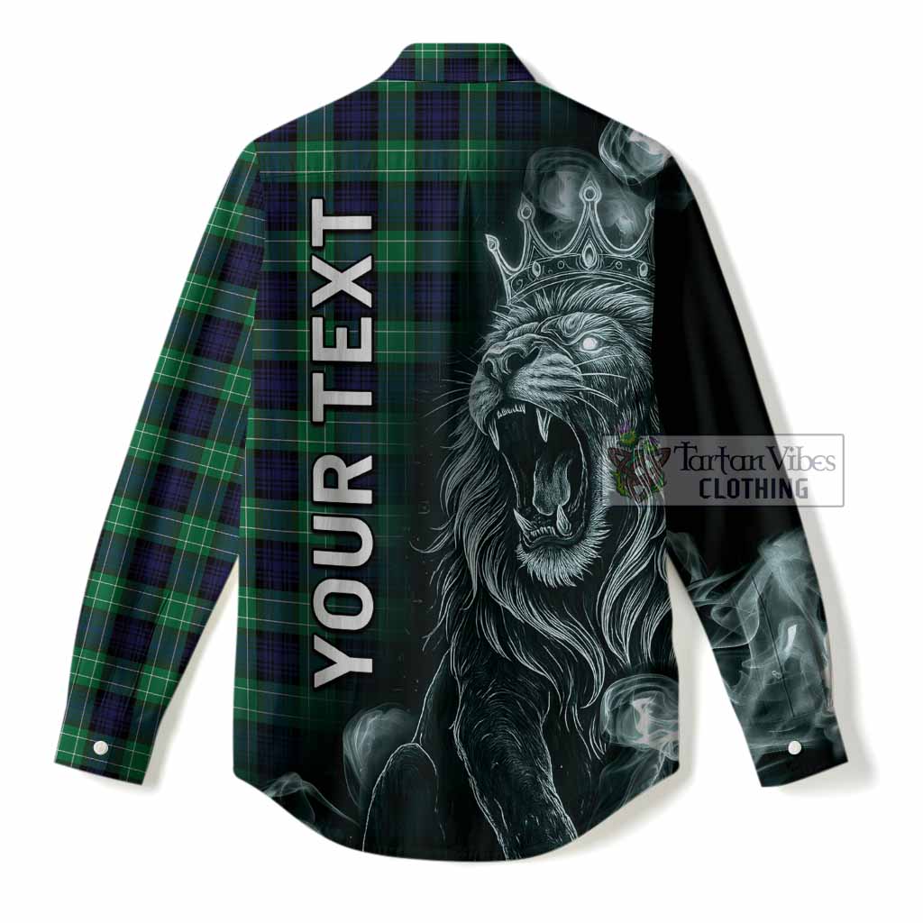Abercrombie Tartan Women Casual Shirt Roaring Lion Heritage