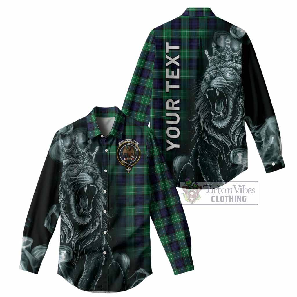 Abercrombie Tartan Women Casual Shirt Roaring Lion Heritage