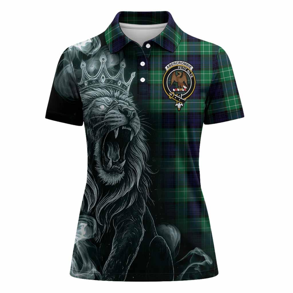 Abercrombie Tartan Women Polo Shirt Roaring Lion Heritage