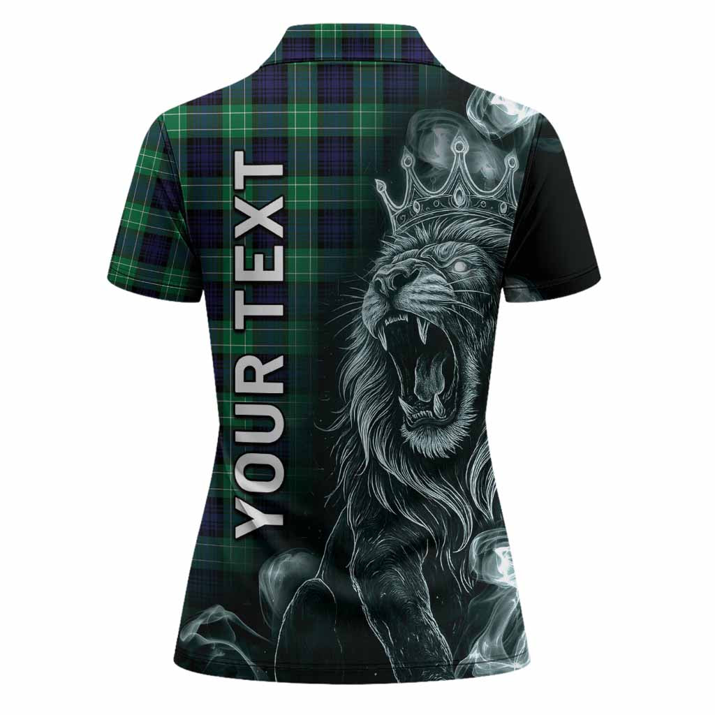 Abercrombie Tartan Women Polo Shirt Roaring Lion Heritage
