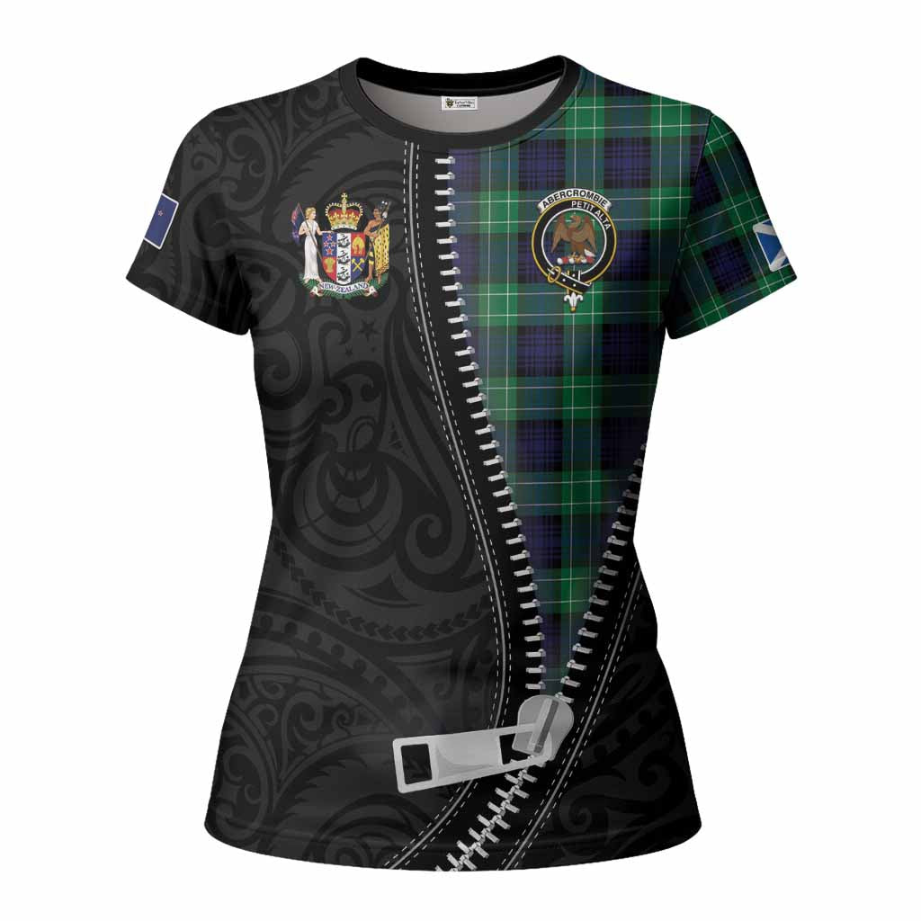 Abercrombie Tartan Women T shirt New Zealand Pattern Unique Zipper Stylized