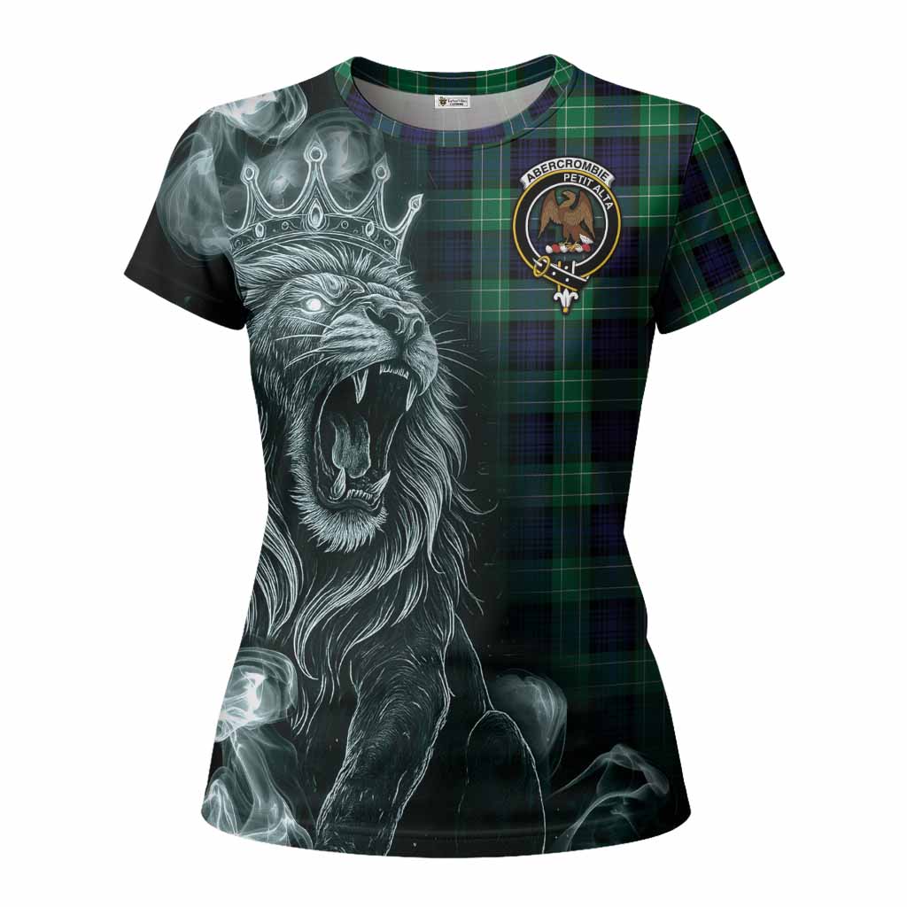 Abercrombie Tartan Women T shirt Roaring Lion Heritage