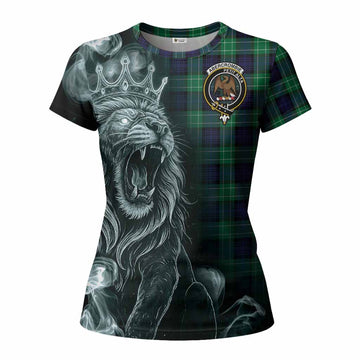 Abercrombie Tartan Women T shirt Roaring Lion Heritage