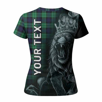 Abercrombie Tartan Women T shirt Roaring Lion Heritage