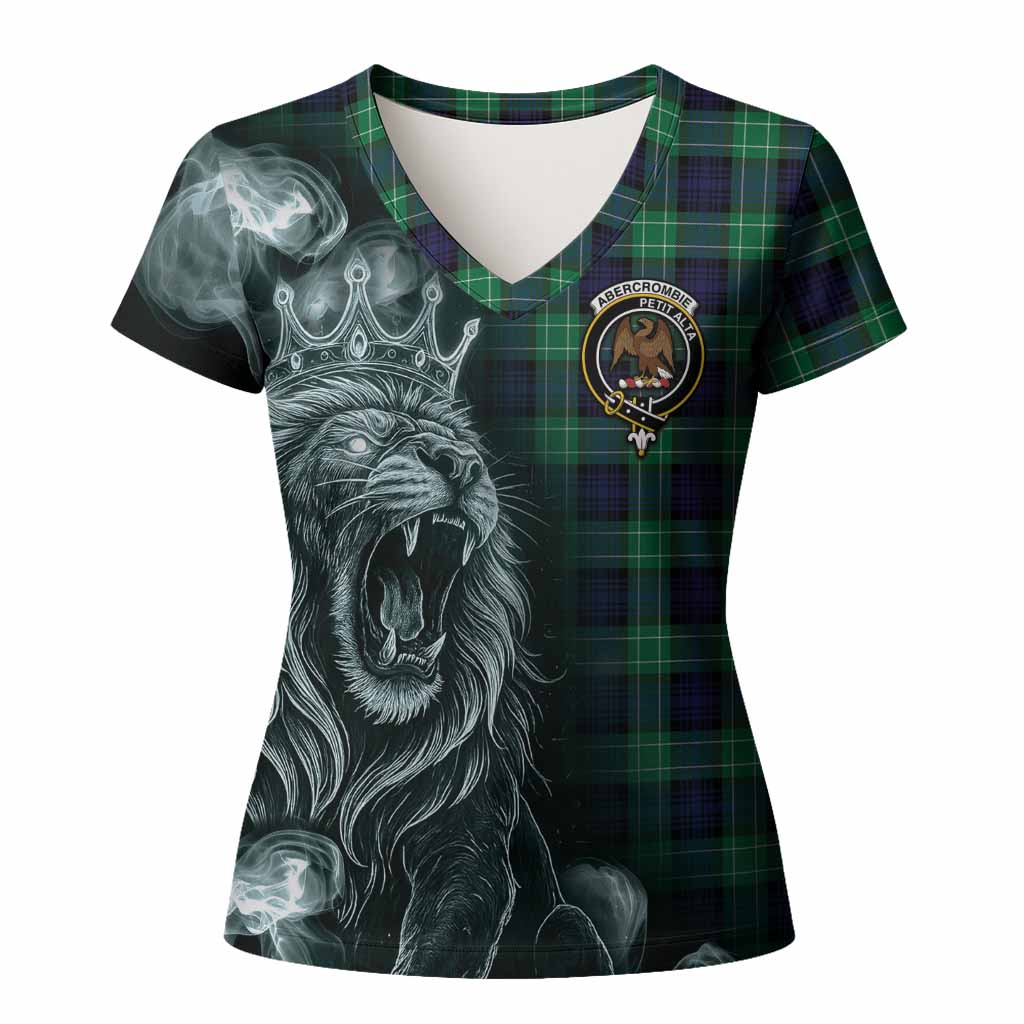 Abercrombie Tartan Women T shirt Roaring Lion Heritage