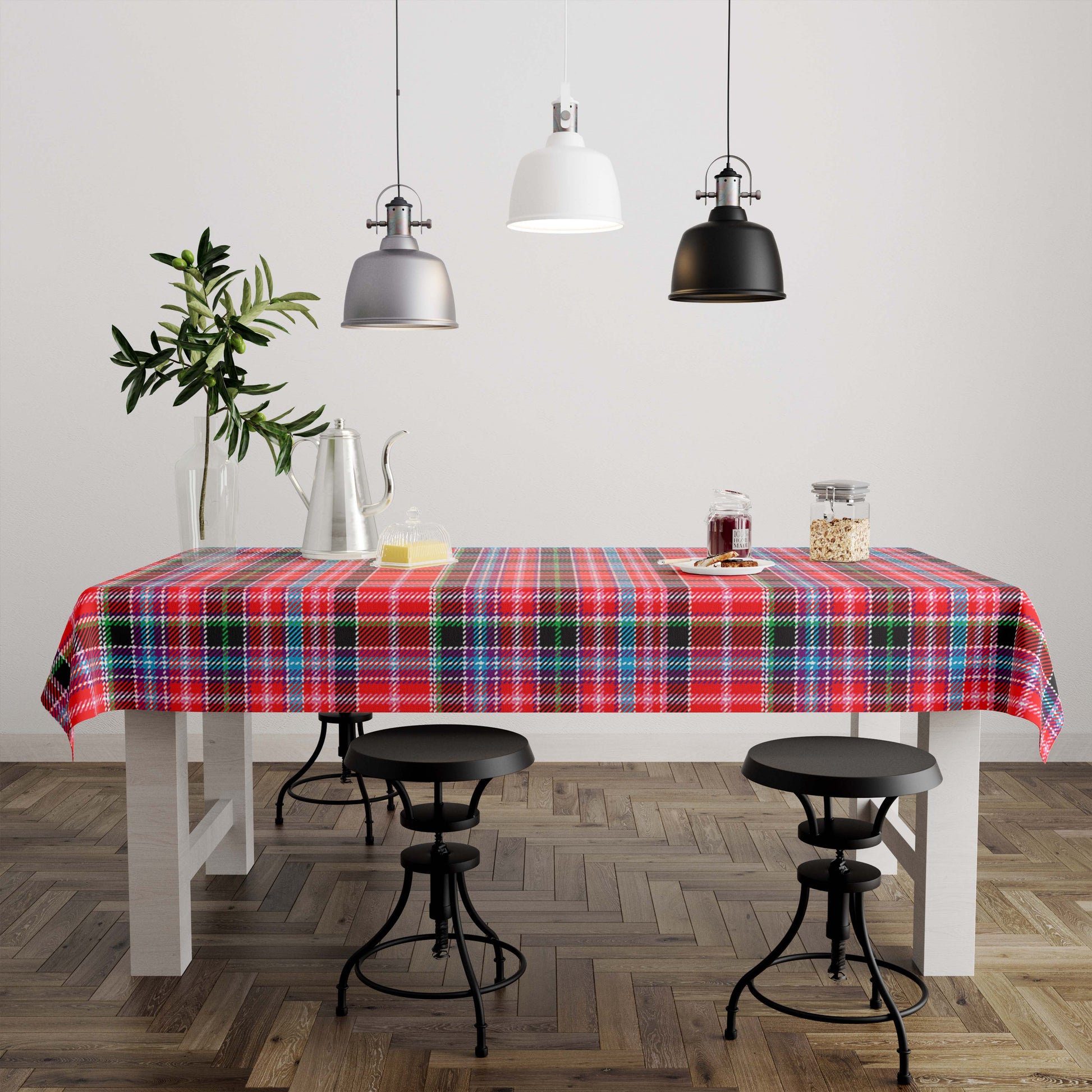 Aberdeen District Tatan Tablecloth - Tartanvibesclothing