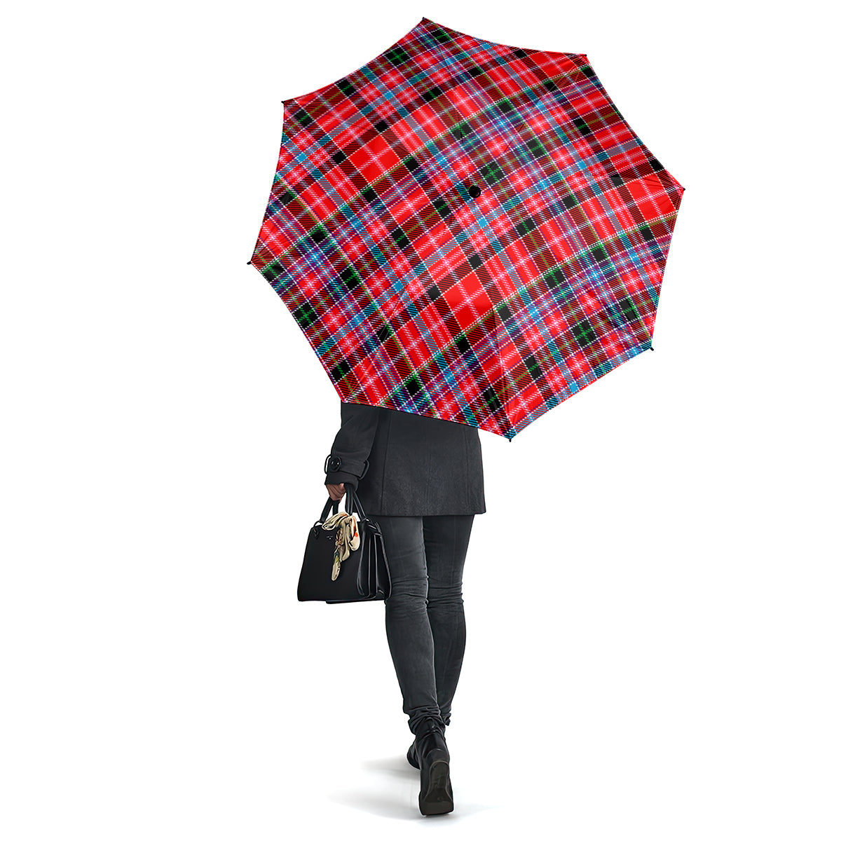 Aberdeen District Tartan Umbrella One Size - Tartanvibesclothing