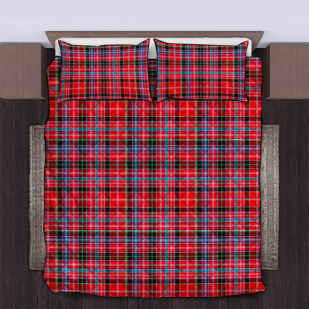 Aberdeen District Tartan Quilt Bed Set King - Tartan Vibes Clothing