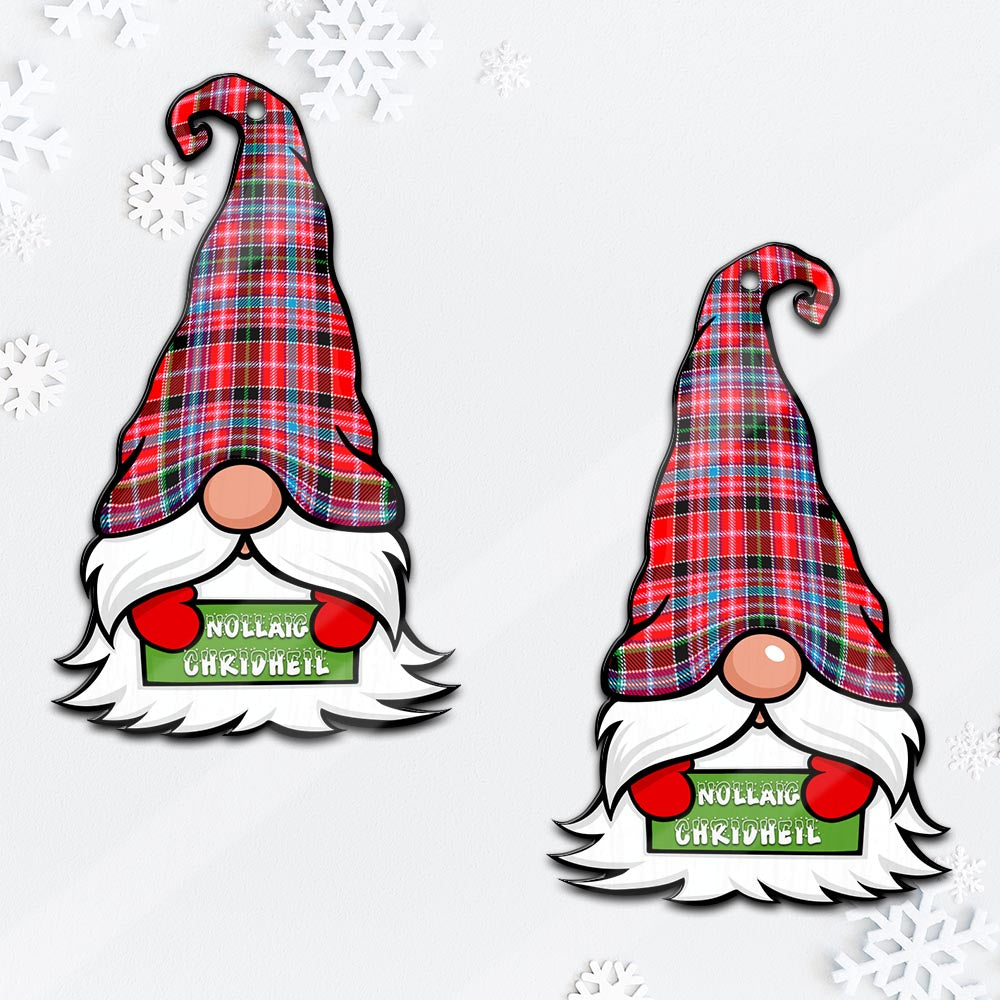 Aberdeen District Gnome Christmas Ornament with His Tartan Christmas Hat - Tartan Vibes Clothing