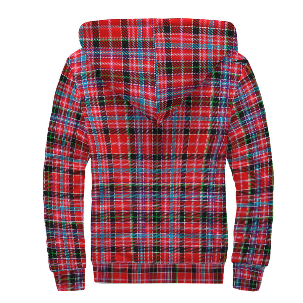 Aberdeen District Tartan Sherpa Hoodie - Tartanvibesclothing