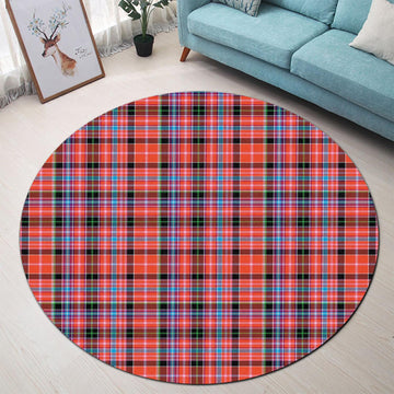 Aberdeen District Tartan Round Rug - Tartanvibesclothing